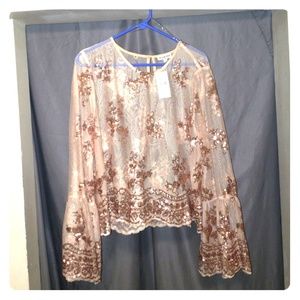 Women's sequin blouse